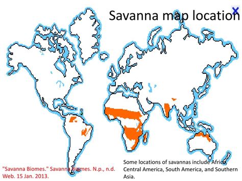 Where Is Savanna Map