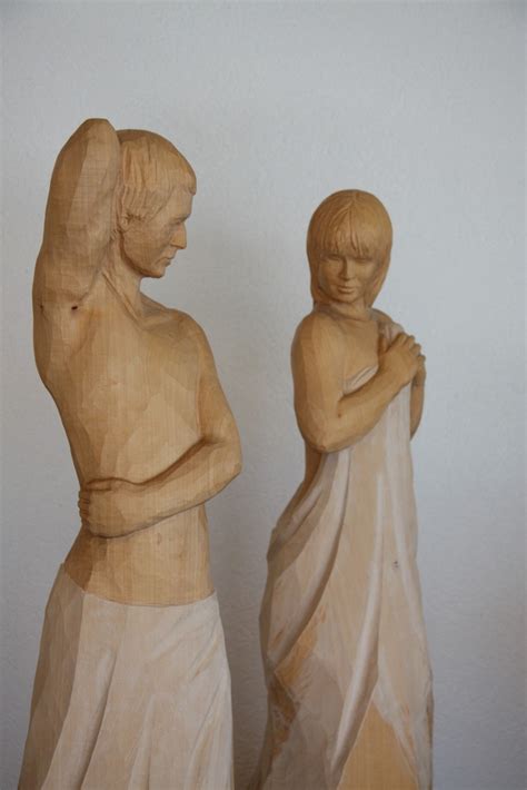 Portrait Huggler Woodcarvings Holzbildhauerei Krippenfiguren