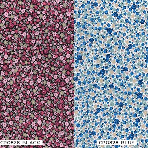 Ditsy Pink Floral Cotton Fabric Etsy Uk