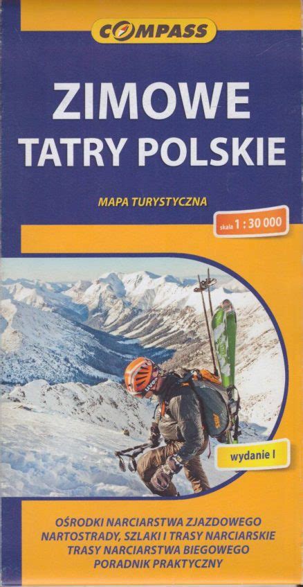 Zimowe Tatry Polskie Mapa Turystyczna Skala 130 000 Antykwariat Filar