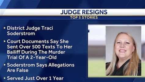 Judge Traci Soderstrom Resigns After Texting During Murder Trial