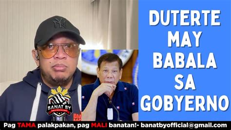 Duterte May Babala Sa Gobyerno YouTube