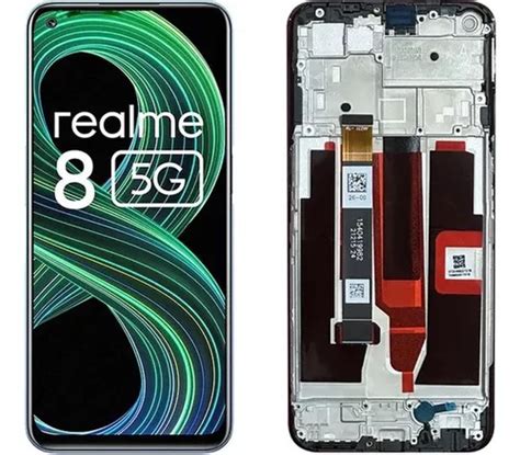 Tela Frontal Touch Para Realme 8 5g Rmx3241 Aro Original Frete grátis