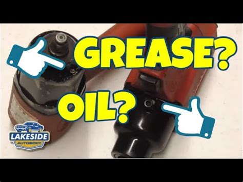 How To Lubricate An Impact Wrench Grease Oil Bath Impact Mechanisms