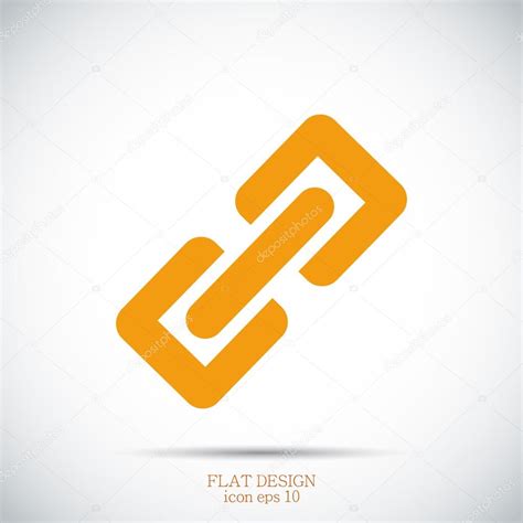 Link Single Icon Stock Vector By Simva