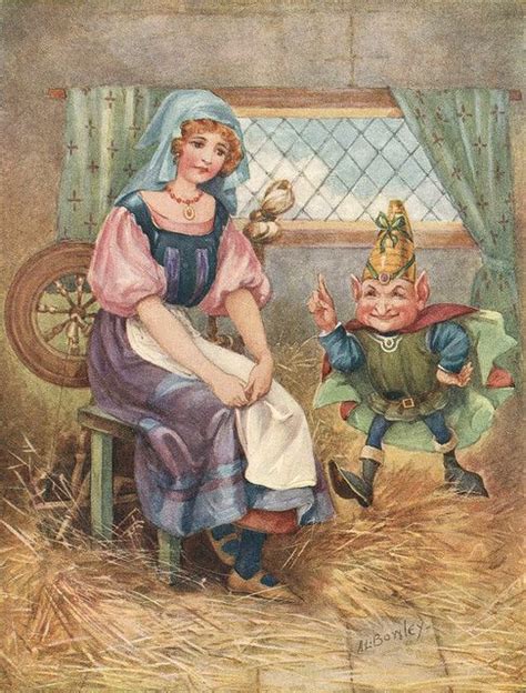 Illustration For Rumpelstiltskin By A L Bowley Aka Ada Leonora