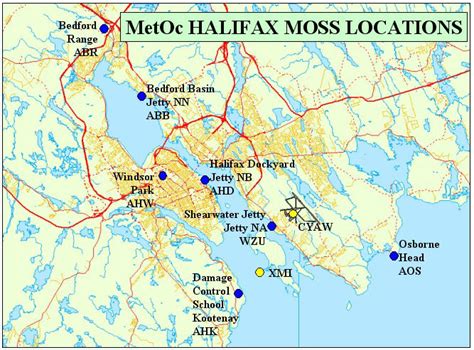 Halifax Canada Map