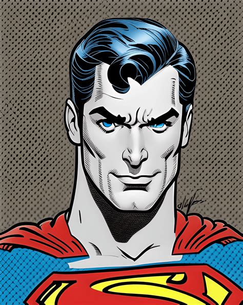 Superman Comic Book Style Pop Art · Creative Fabrica