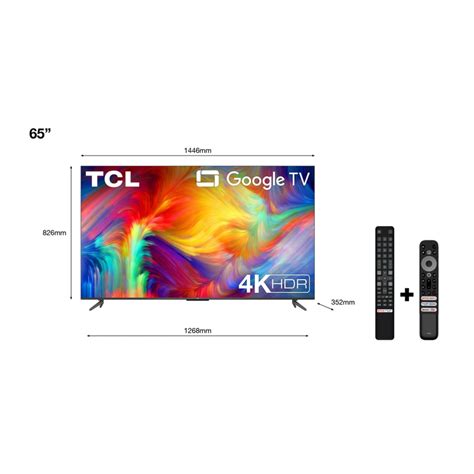 Télévision Tcl 65P735 65 4K Ultra HD Smart TV GOOGLE Dolby Vision