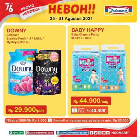 Promo PTW Indomaret 25 Agustus 2021 Diskon Baru Tengah Pekan