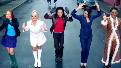 Spice Girls release unseen footage of the iconic 'Stop' dance scene for ...