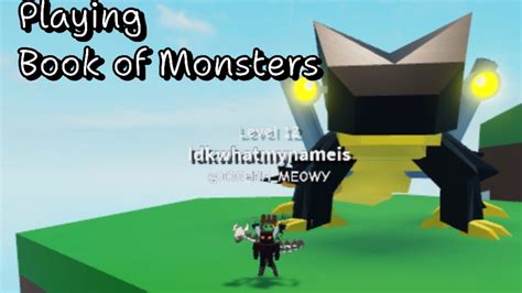 Playing Book Of Monsters Roblox Book Of Monsters YouTube