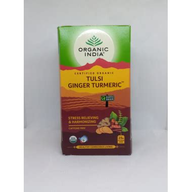 Organic India Tulsi Ginger Turmeric Tea