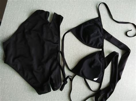 Summer Styles Cross Hollow Halter Bandage Push Up Sexy Bikini Set Women Triangle Swimwear