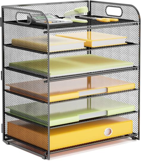 Amazon Vieerinn Tier Paper Letter Tray Organizer With Handles