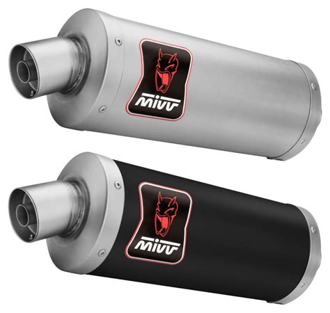 Mivv Mivv Dakar Exhaust System With Eg Be Stainless Steel Black