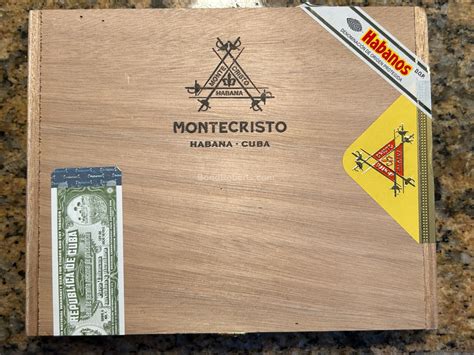 Montecristo Double Edmundo Semi Boite Nature Box Of Cigars