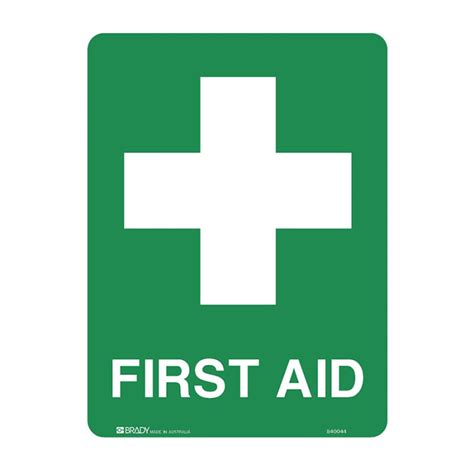 First Aid Sign First Aid With Picto Shop Now Seton Australia