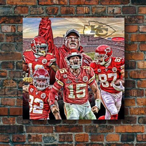 Personalized Kansas City Chiefs Poster Canvas For Fans Poster Canvas