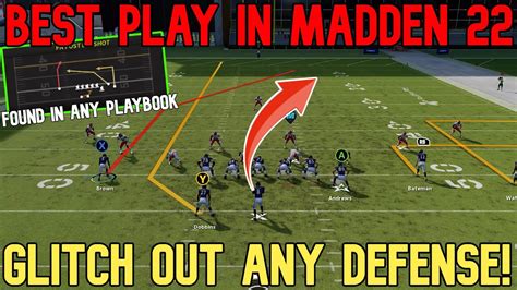 🚨best Play In Madden Nfl 22🚨 Scores Vs Any Defense And Found In Every