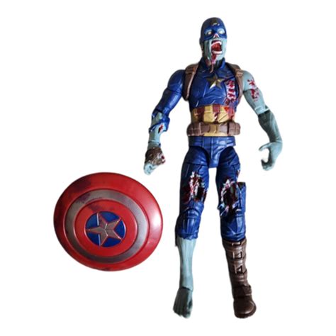 Marvel Legends Zombie Captain America 6 1 12 Figure Complete Loose EBay