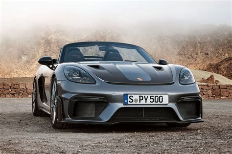 Porsche 718 Spyder RS Unveiled As The Most Powerful Boxster Ever With ...