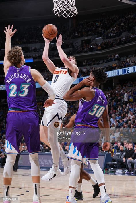 Christian Braun Of The Denver Nuggets Drives To The Basket During The