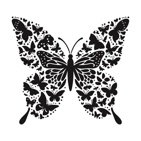 Papillon Incroyable Gratuit Svg Tatouage Papillon Fichier Vectoriel