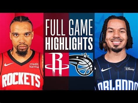 Rockets Vs Magic A Complete Game Preview Center Already Eligible For NBA Alltime Teams