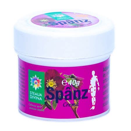 Crema De Spanz 40g Steaua Divina Farmacia Tei Online