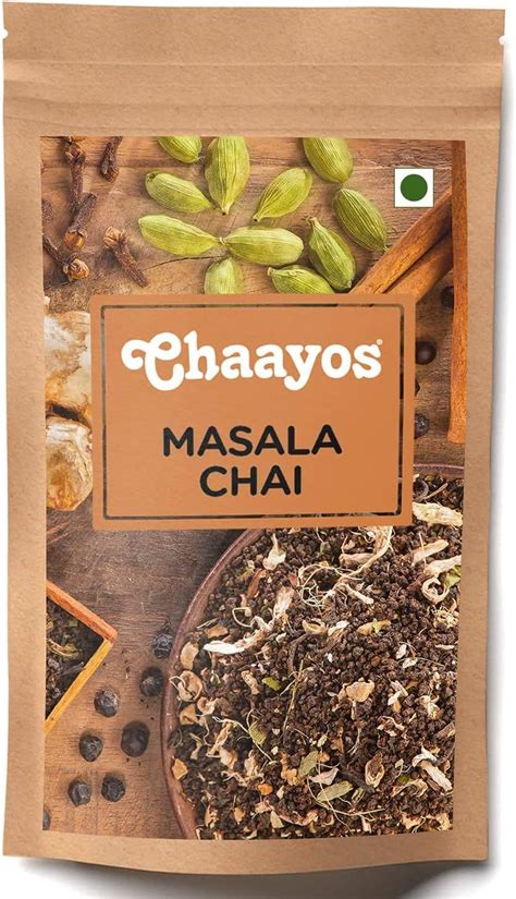 Chaayos Masala Tea Premium Chai Patti With 100 Natural Spices 200g 100 Cups Masala Chai