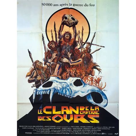 THE CLAN OF THE CAVE BEAR Movie Poster 47x63 in.