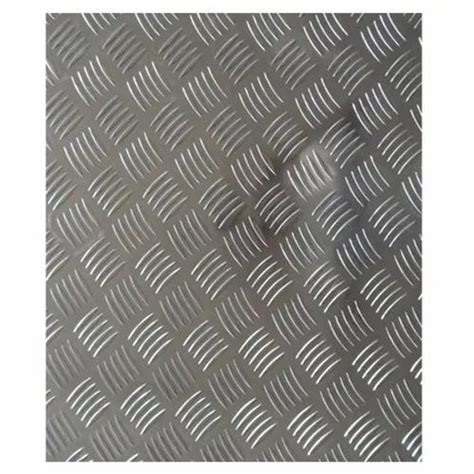 Hot Rolled Stainless Steel Chequered Plate Material Grade SS Size X Mm L X W At