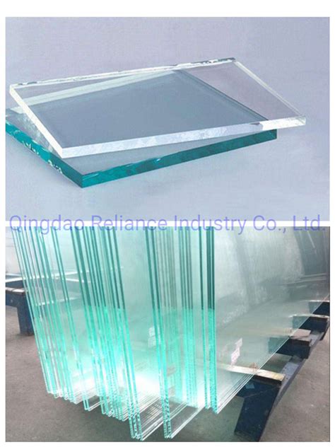 China 1 19mm Clear Ultra Clear Tinted Reflective Glass Tempered Glass