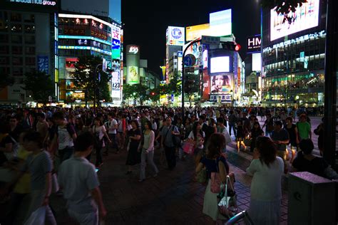 ゆんフリー写真素材集 No 6042 渋谷駅の夜 日本 東京