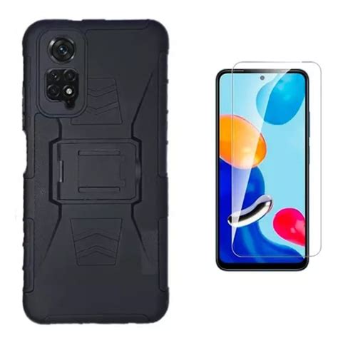 Funda Para Xiaomi Redmi Note 11 Uso Rudo Clip Mica Meses Sin Interés