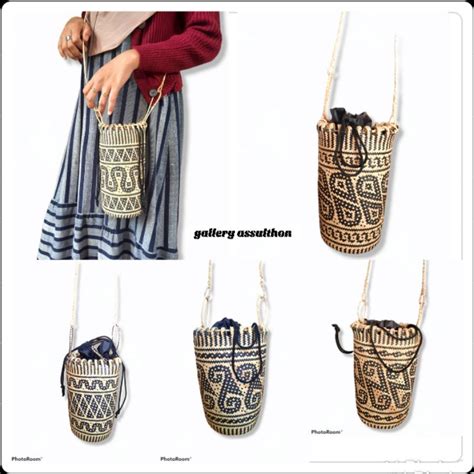 Jual Tas Anjat Tas Selempang Tas Anyaman Rotan Khas Dayak Kalimantan