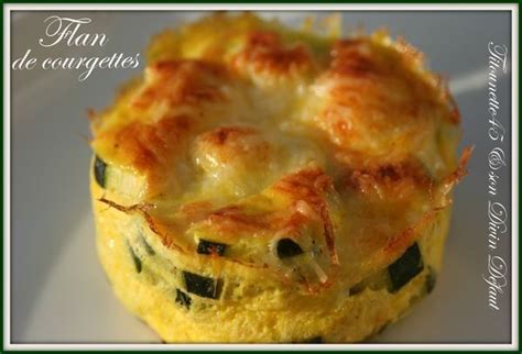 Flans De Courgette Photo De 4 Accompagnements LES RECETTES DE