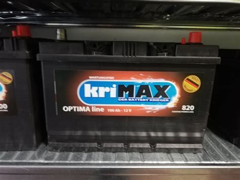 KRIMAX OPTIMA LINE ASIA 100Ah R+ Кореа стандарт