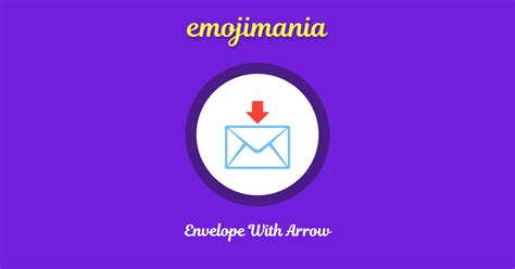 📩 Envelope With Arrow emoji Copy & Paste - Emojimania