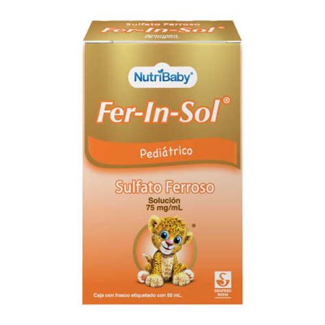 Fer In Sol Gotas Pediatricas Sulfato Ferroso Frasco Ml