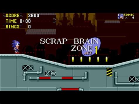 Sonic The Hedgehog Mobile Walkthrough Scrap Brain Zone Act Youtube