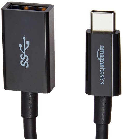 Amazonbasics Usb Type C To Usb 31 Gen1 Female Adapter Blacktype Amazonbasics Usb