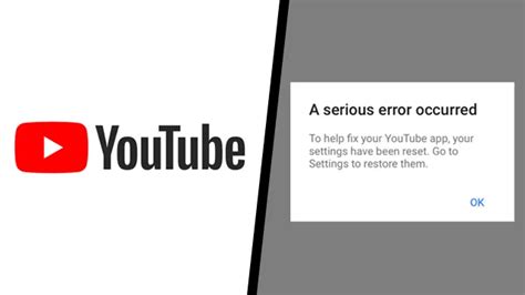 How To Fix Youtube App A Serious Error Occurred Bug Gamerevolution