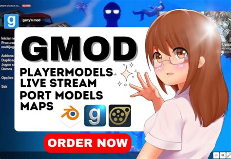 Port Or Create Gmod Playermodel 3d Model For Gmod Garrys Mod Gmod Map Sfm Mmd By Heroicpeaak