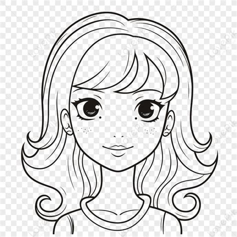 Desenho De Rosto De Menina Para Colorir - 9