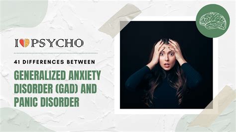 41 Difference Between Gad And Panic Disorder