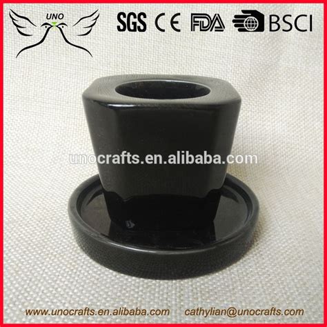 Hexagon Round Corner Thick France Black Ceramic coffee Cup and Saucer ...