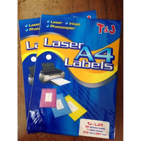 Jual Label Hvs Ukuran A Merk Tom Jerry Type Laser Label Isi