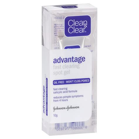 Buy Clean And Clear Advantage Fast Clearing Spot Gel 10g Online At